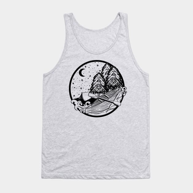 Canoeing Tank Top by Desdymona